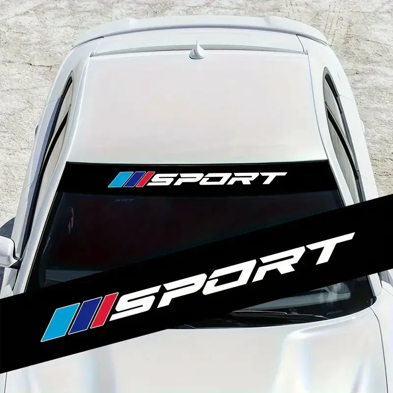 Custom Logo Car Windshield Decal Front Rear Windshield Window Banner Vinyl Decal Stickers for Car Windshield Banner
