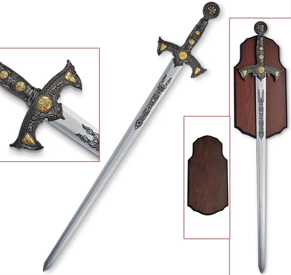 中世ヨーロッパの武器レプリカ テンプル騎士団の剣| Alibaba.com