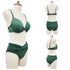 Custom 2026 Factory Wholesale Micro Bikinis Ladies Swimwear Sets with Floral Print Two-Piece Beach Wear for Women