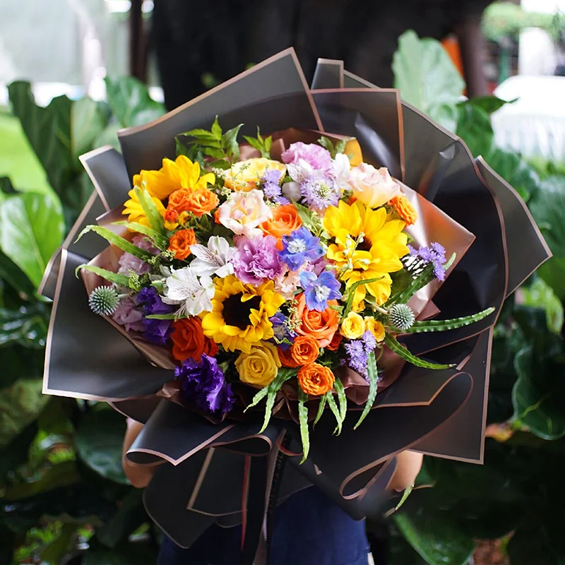 Customized Korean Papel Coreano Flower Wrapper Floral Tissue Gift ...