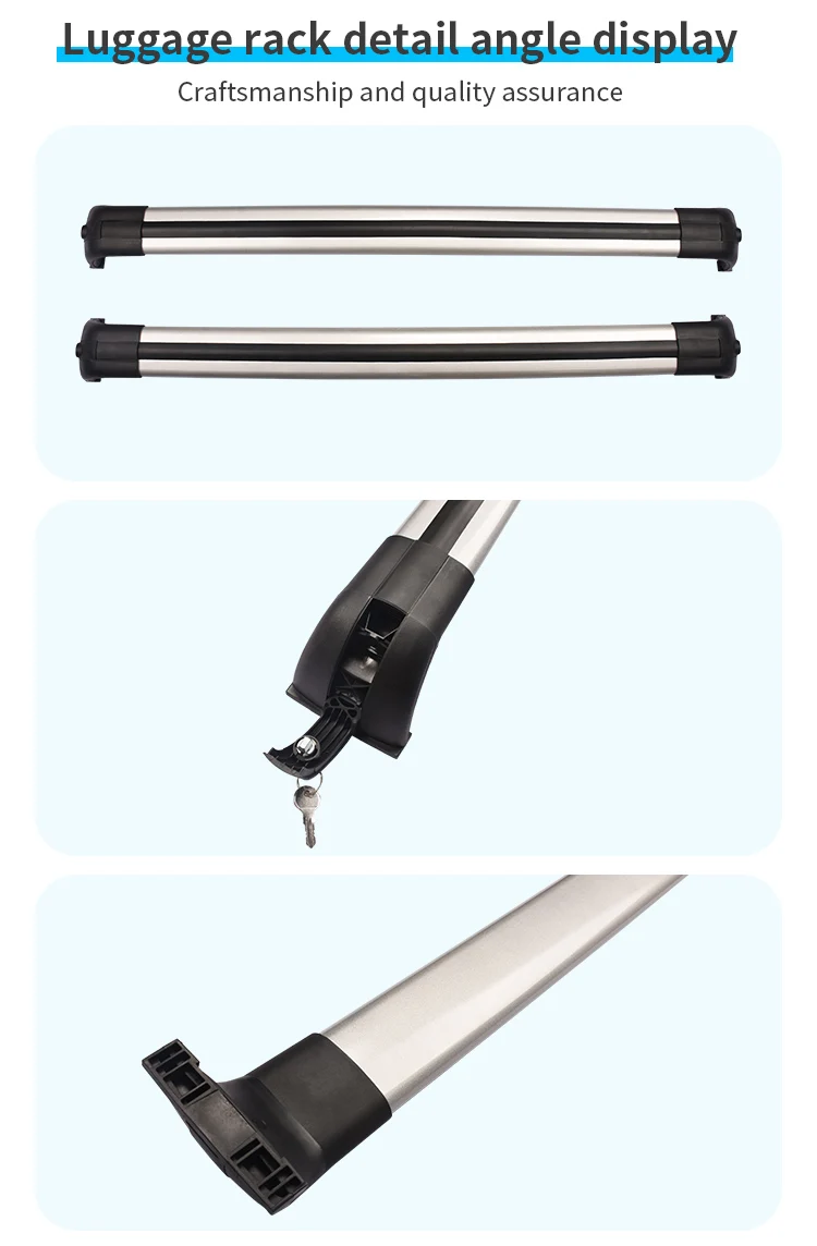 Noble Custom Aluminum Cross bar Roof Rack Rails Car Roof Rack for LAND ROVER DISCOVERY 4 Roof Rack DISCOVERY 3 supplier