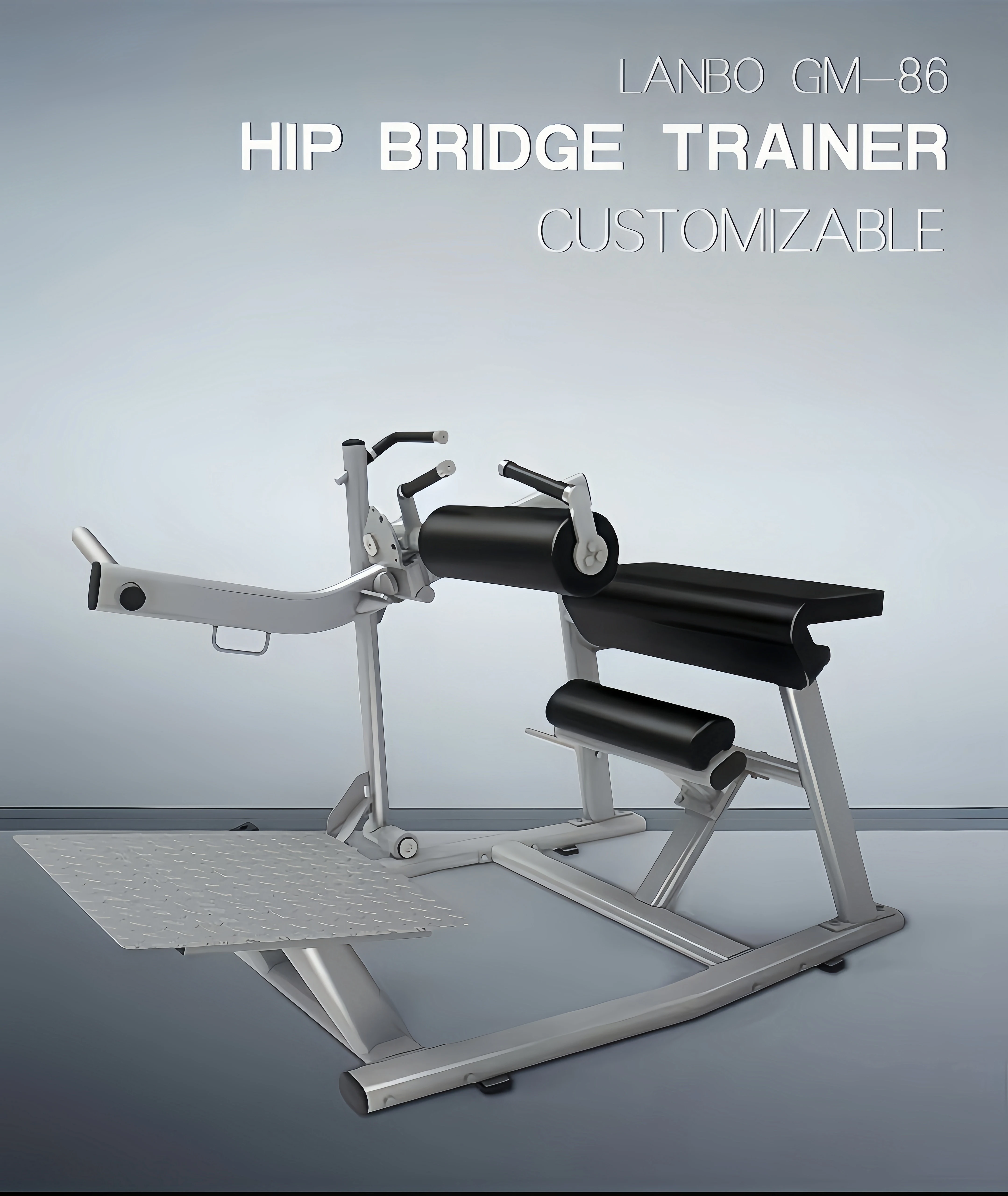 New Wholesale Strength Training Hip Extension Commercial Glute Bridge Gym Fitness Workout Fitness Gym Hip Thrust Machine