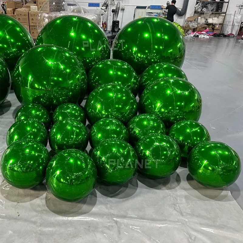 巨大イベントデコレーション PVC 浮き球ミラーバルーンディスコ光沢
