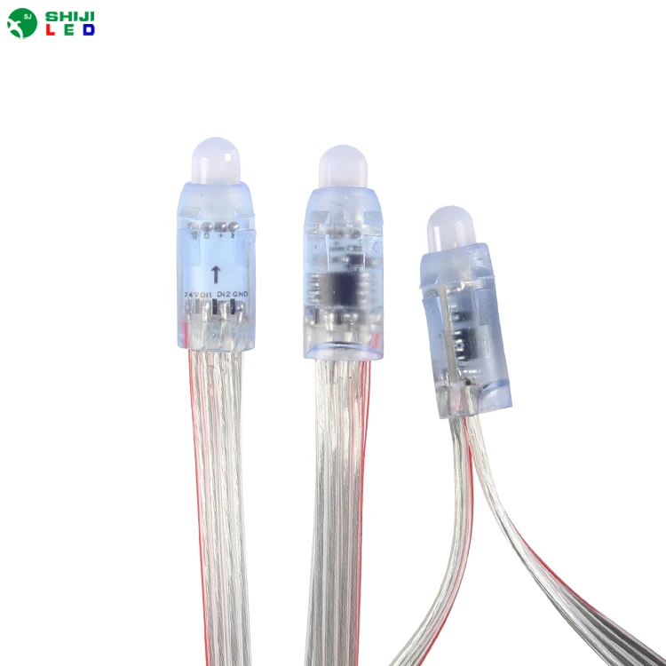DC24V Waterproof MT1809 Dual Data RGB Pixel Led String Lights for Holiday Lighting Sign Board