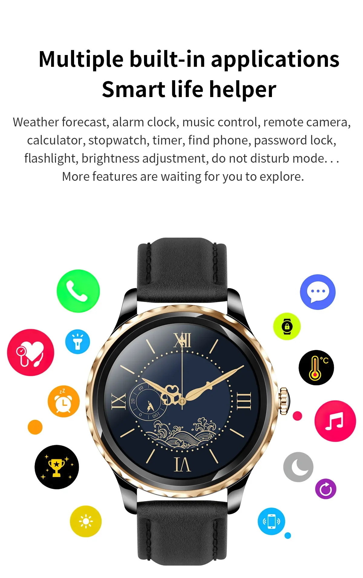 2023 Fashion Smart Watches Fitness Tracker Touch Screen Watch Ip67