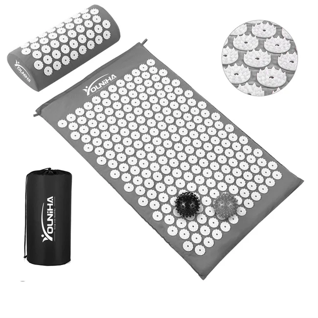 Acupressure Mat With Pillow Acupressure Set For Back And Neck Pain