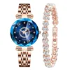 Orologio+bracciale blu