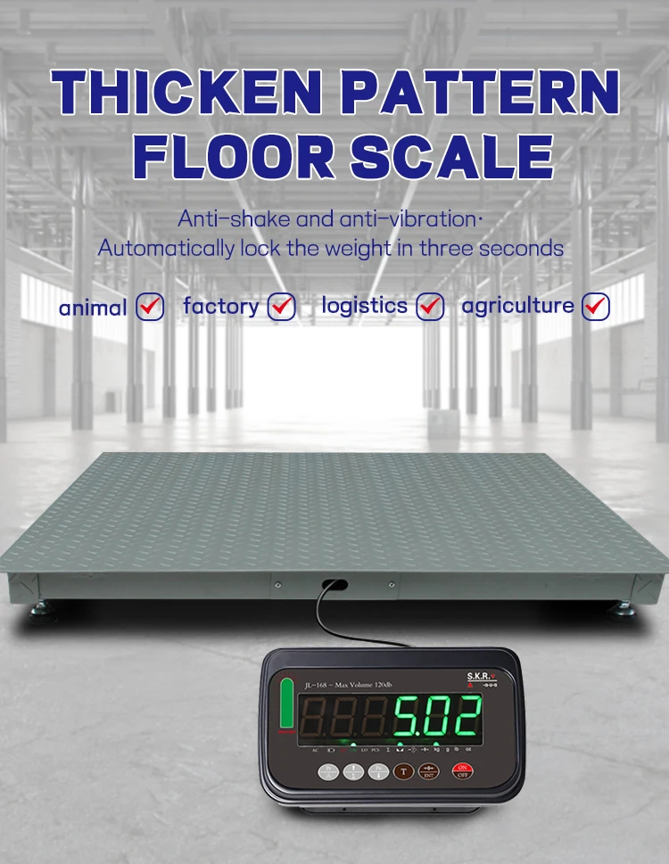 Industrial Weighing Scale For Pig Animals Wireless 5tons Cow Mechanical