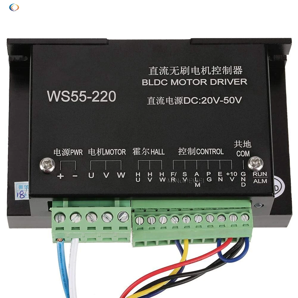 Driver Per Motore Brushless WS55-180, Controller BLDC 20-50V, Per Mandrino CNC, Con Protezioni E Uscita Segnale PG