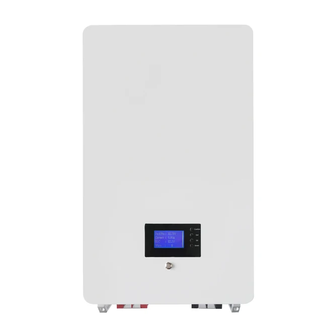 51.2V 100Ah 5kWh Wall-Mounted LiFePO4 Solar Storage System Lithium Iron Phosphate Battery for Home Energy Backup
