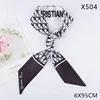 X504 simulation silk d word black