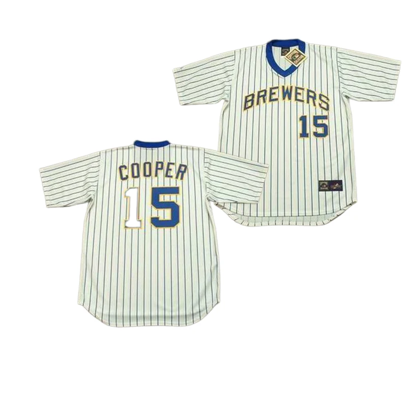 Tops, Milwaukee Brewers Jersey Shirt 15