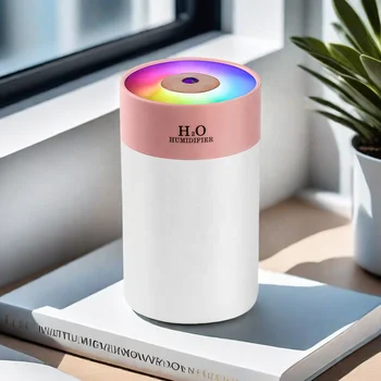 Humidifiers Mini USB  Portable Air Humidifier Ultrasonic Cold Mist Aromatherapy Humificadores Essential Oil Diffuser Humidifier