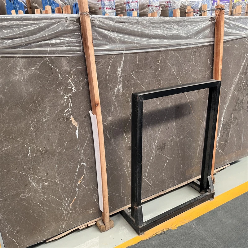 product wholesale price florence grey marble slabs tile for floor and wall customized bookmatch natural marble stone cut to size tiles-2