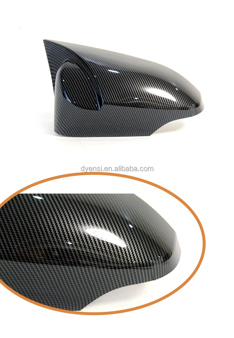 Приклеивающаяся боковая зеркальная крышка из углеродного волокна для Toyota COROLLA 2014-2019, сменная Крышка для внешнего дверного зеркала, корпус