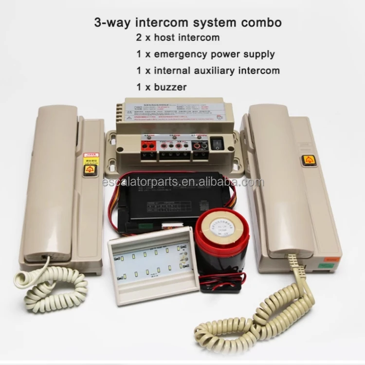 Nbtnkt Elevator 3/5-way Intercom System