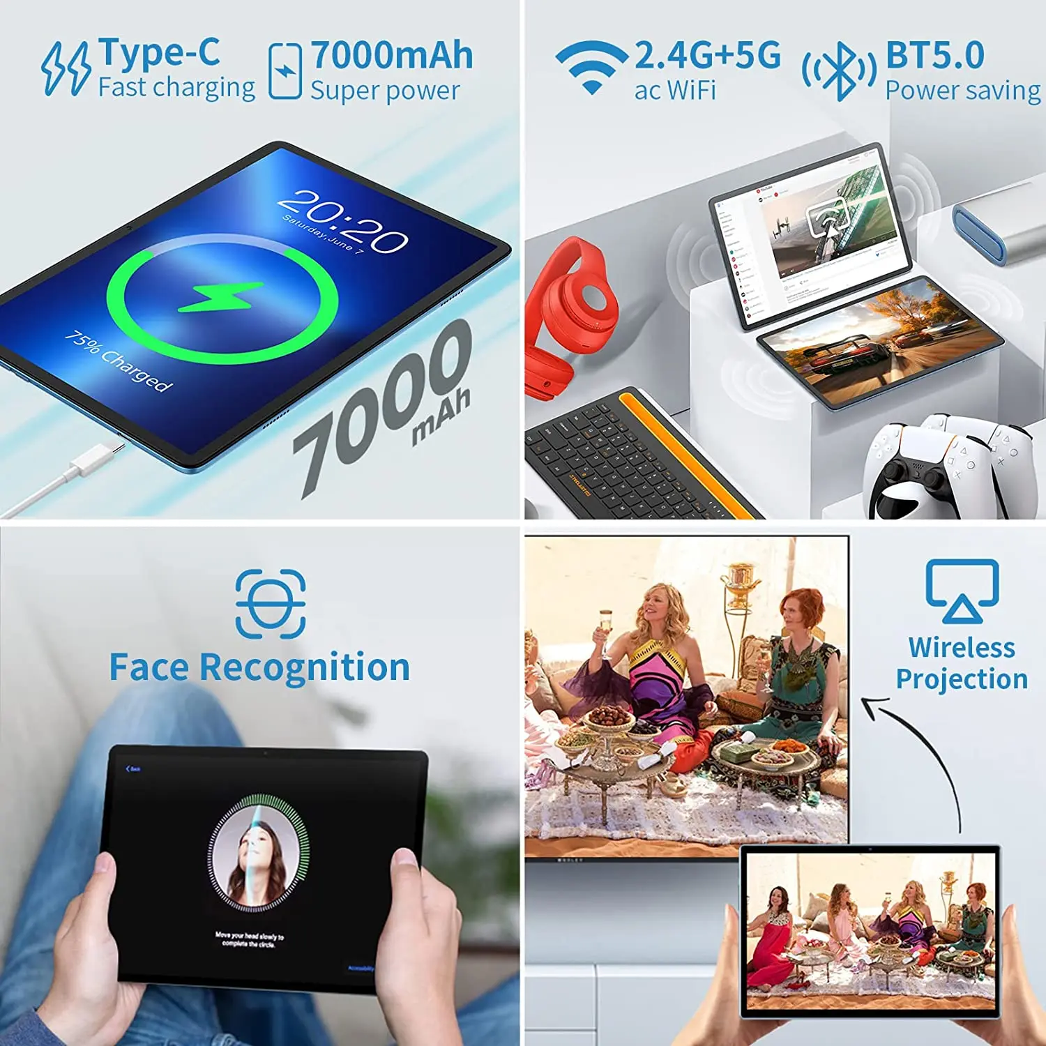 Teclast M40 Plus Android 12 Tablet PC 10.1