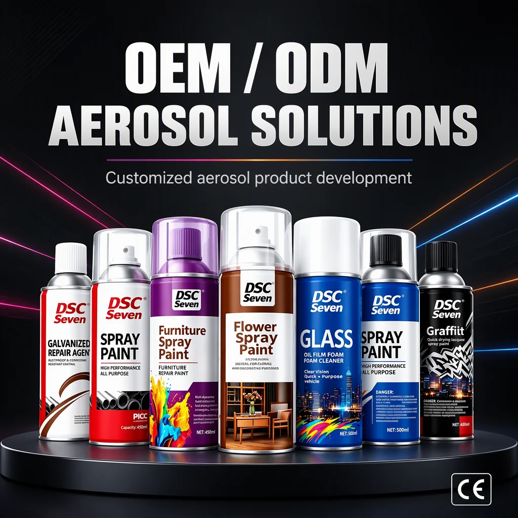 Aerosol Acrylic Anti-Rust Metallic Graffiti Individual Spray Paint Customized Aerosol Spray Paint for Graffiti and Art