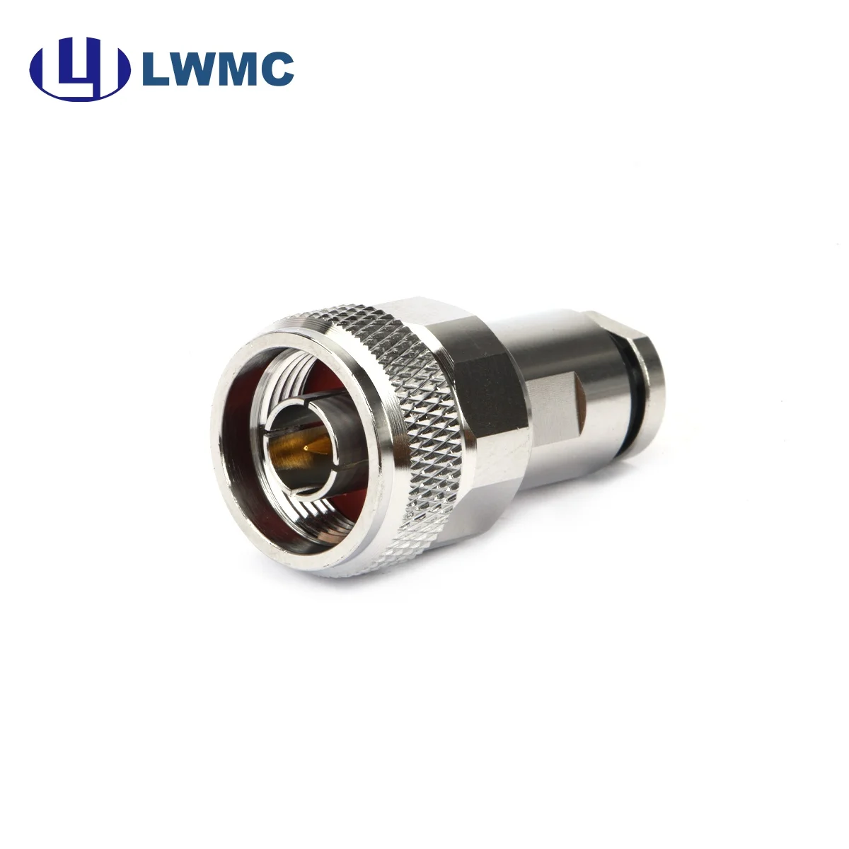 LWMC High Performance Low Loss Silicone Rubber Rf Coaxial Connector N Male Clamp for M&P-HYPERFLEX5/HYPERFLEX6/RG8mini/LMR240 Cable