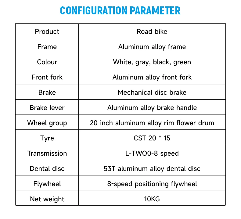 Keshengda KOSDA22 inch aluminum alloy ultra-light small wheel flat disc brake male and female adult small road bicycle