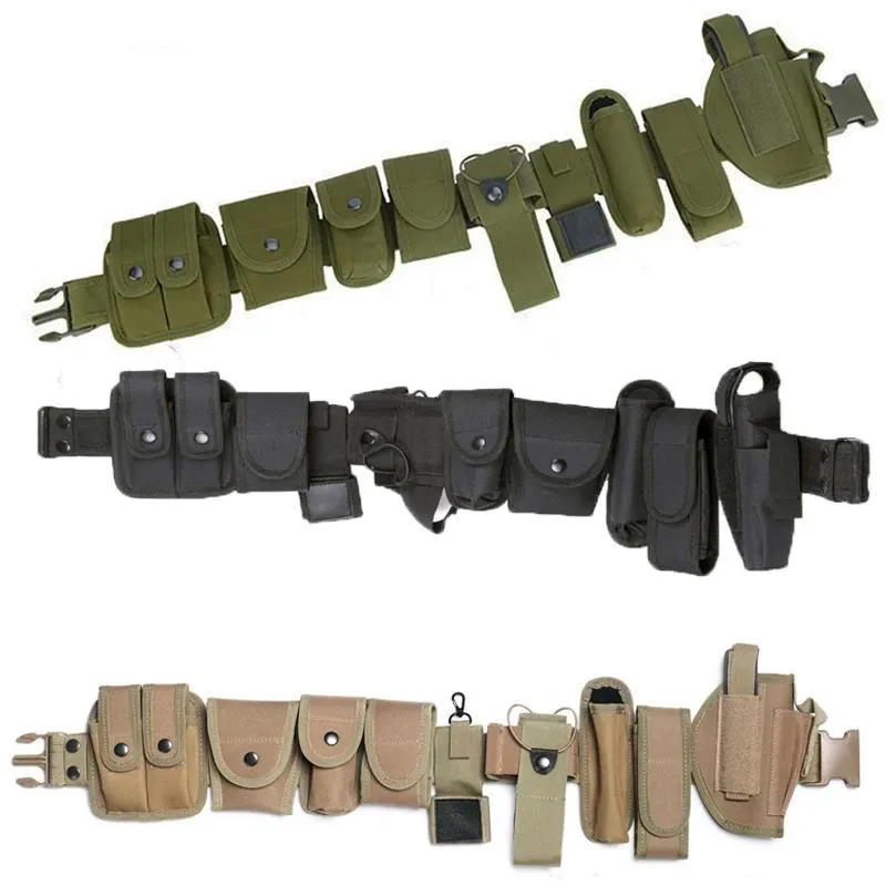 Adjustable Sport Enthusiasts Tactical Trimmings Security Belts Training Safety Practical Belt Duty Waist Support Equipment