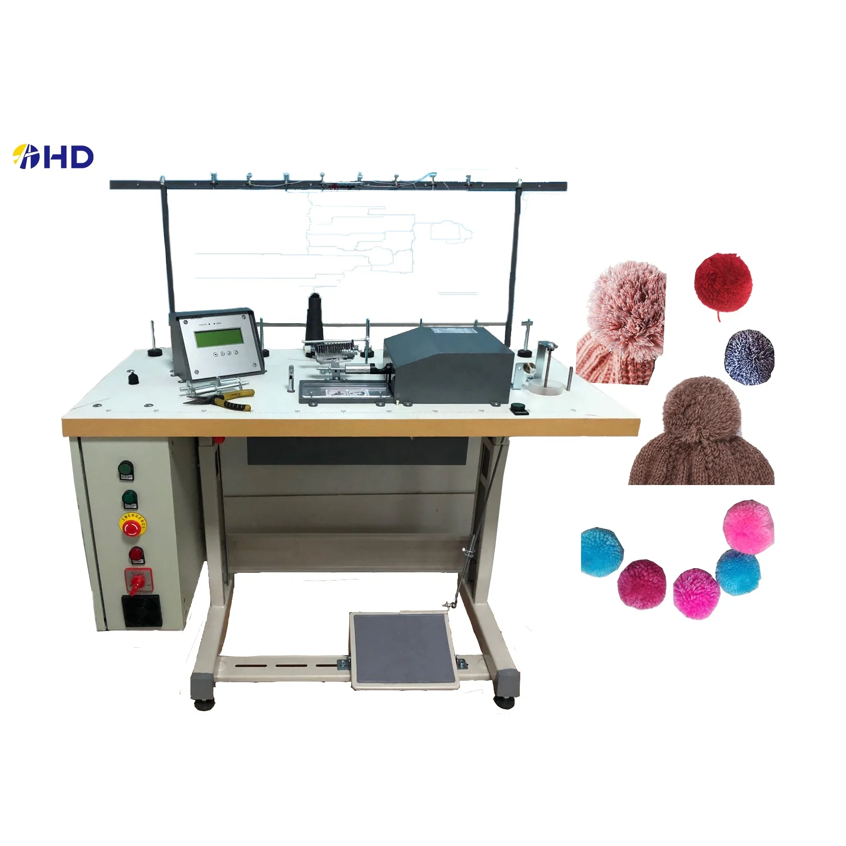 High Speed  Automatic Pompom Making Machine
