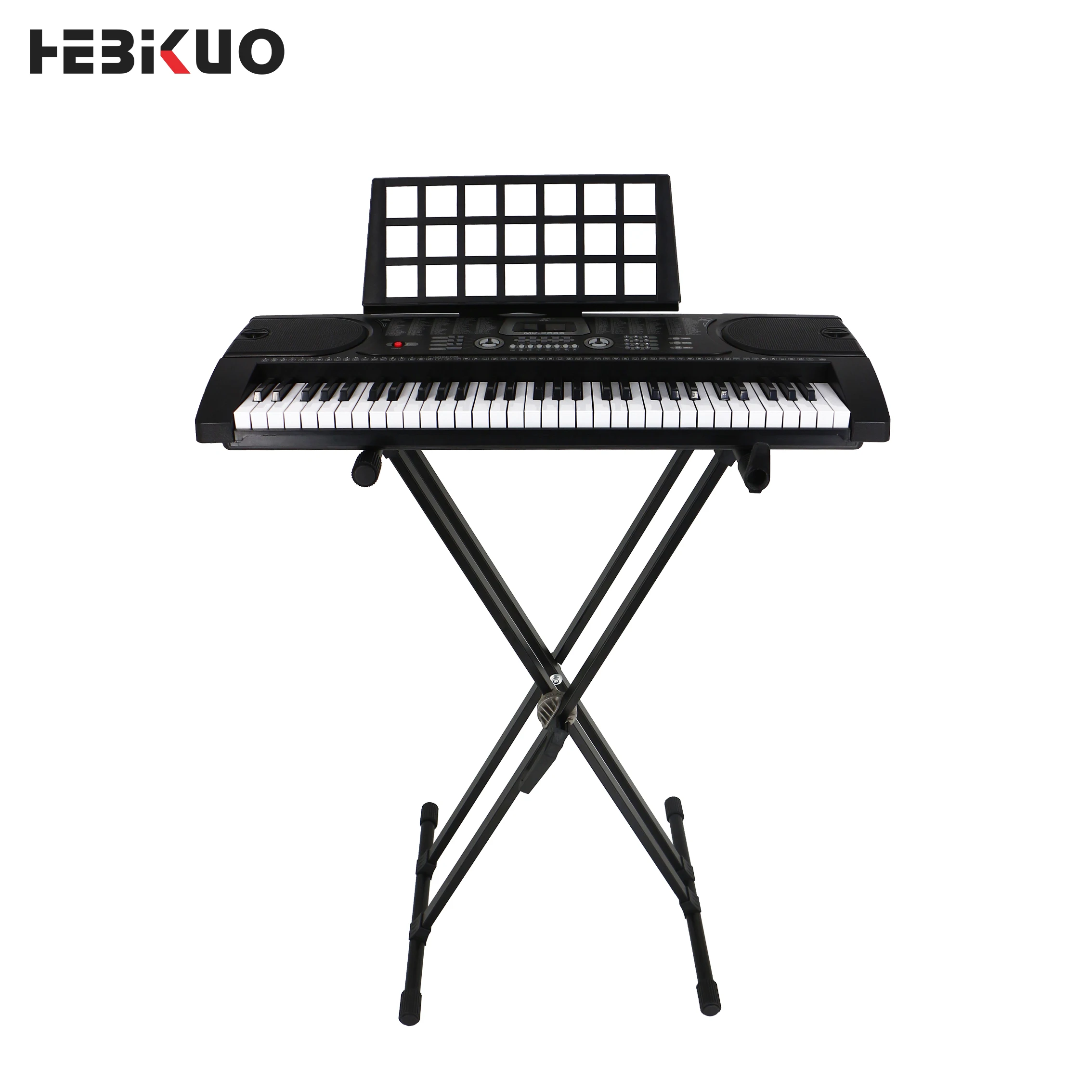 Фабричная двойная подставка для клавиатуры, складная двойная подставка для музыкальной клавиатуры с регулируемой высотой