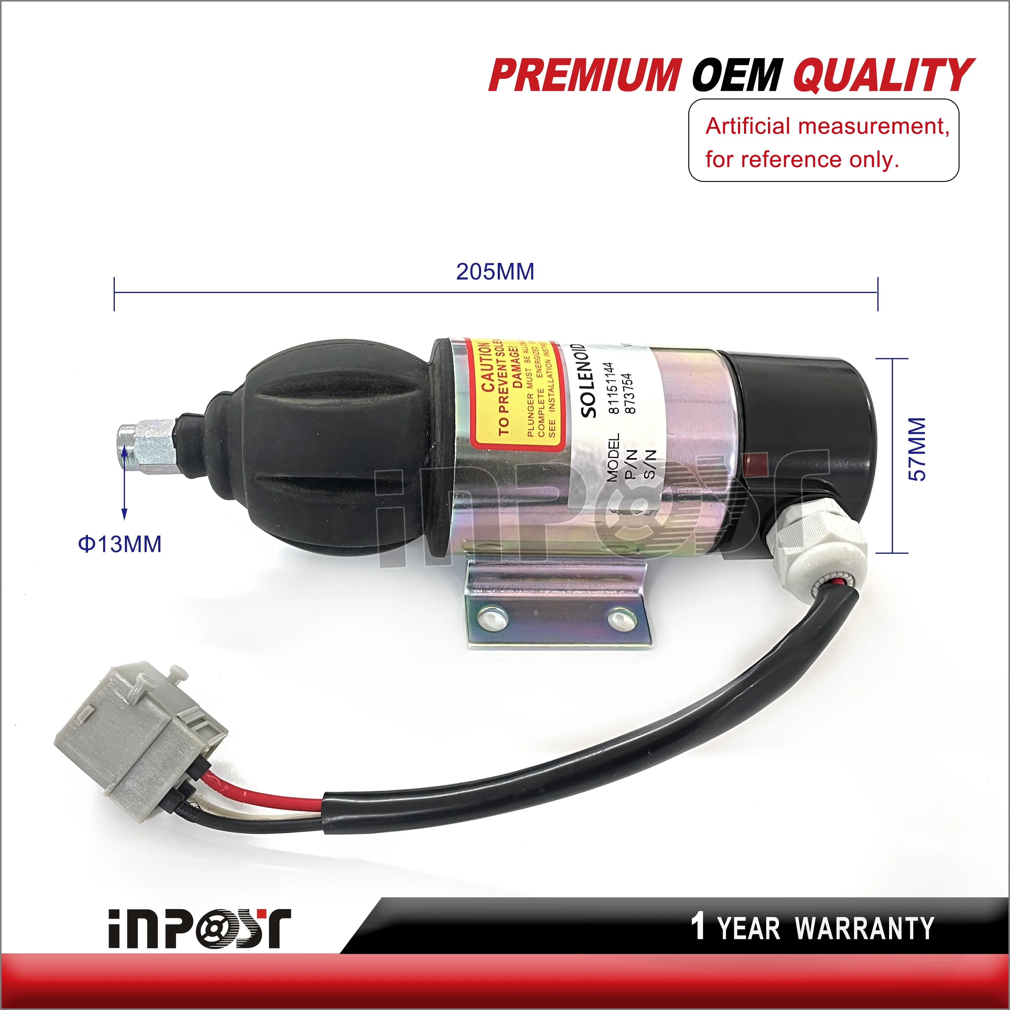 Solenoid Valve 28V - Fit for Volvo Penta or Perkins Engines