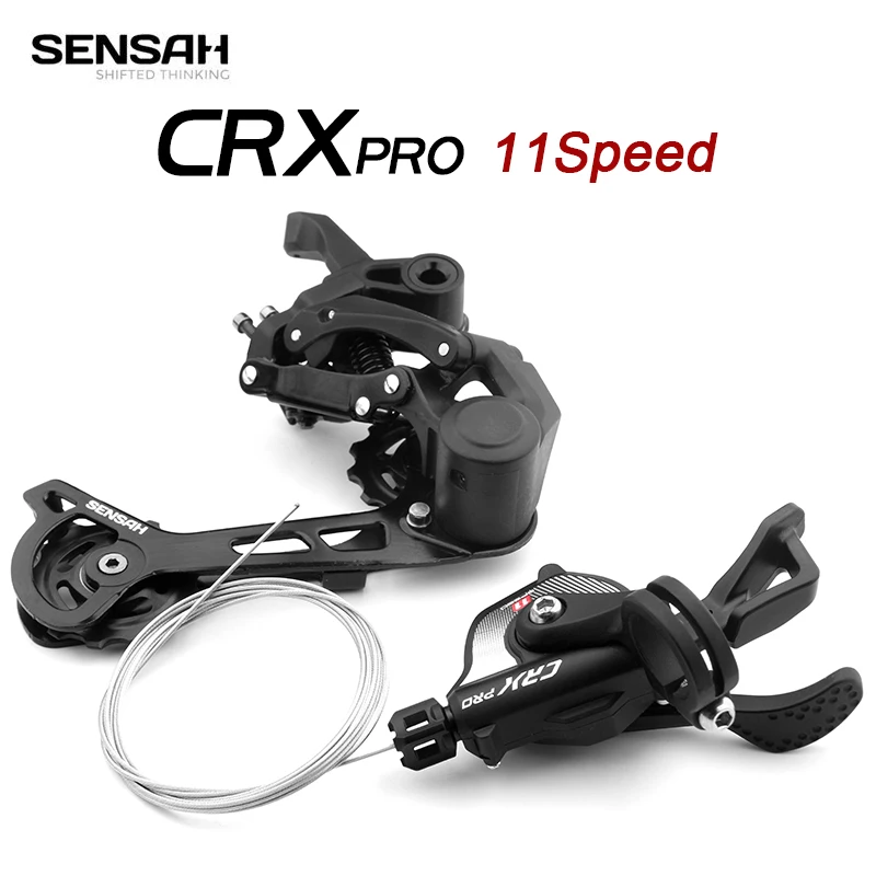 SENSAH CRX PRO 1X11S MTB Bike Trigger Groupset 11V Shifter Lever Rear Derailleur Switches High Performance Bicycle Transmission