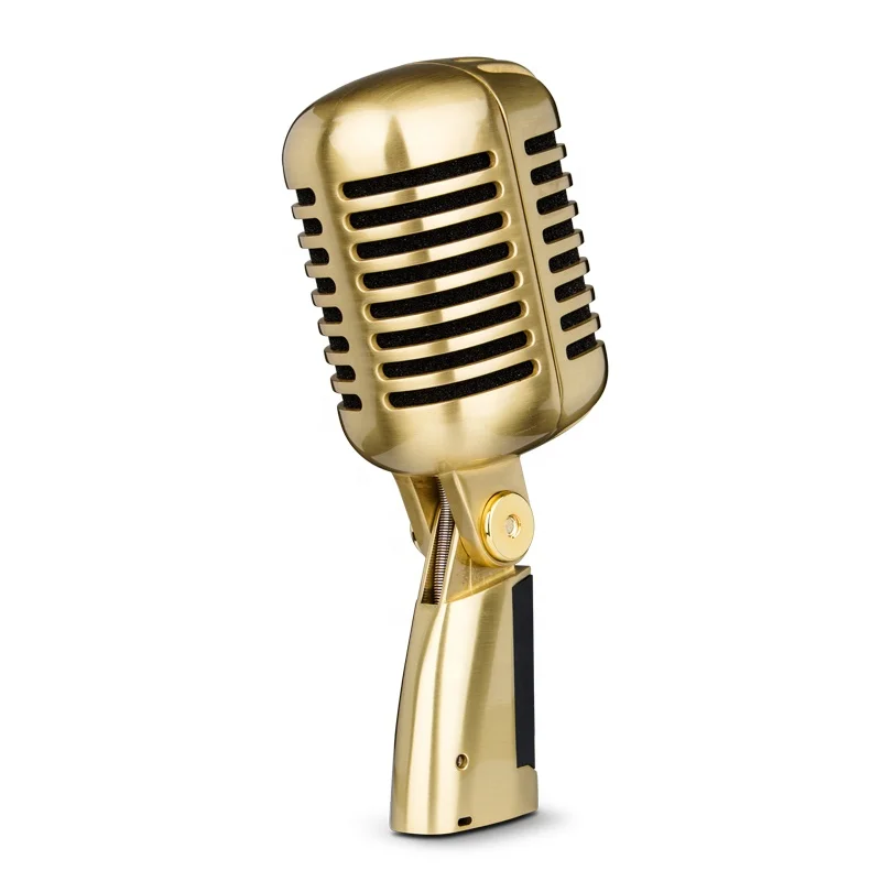 MY MIC New Model FG01 Retro Microphone Computer Recording Condenser Microphone Studio Mic for Live Broadcasting Vocal Singing