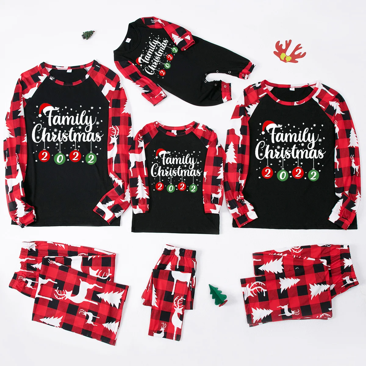 Custom Blank Women Adults Kids Xmas Sweaters Clothes Pijama Navidad ...