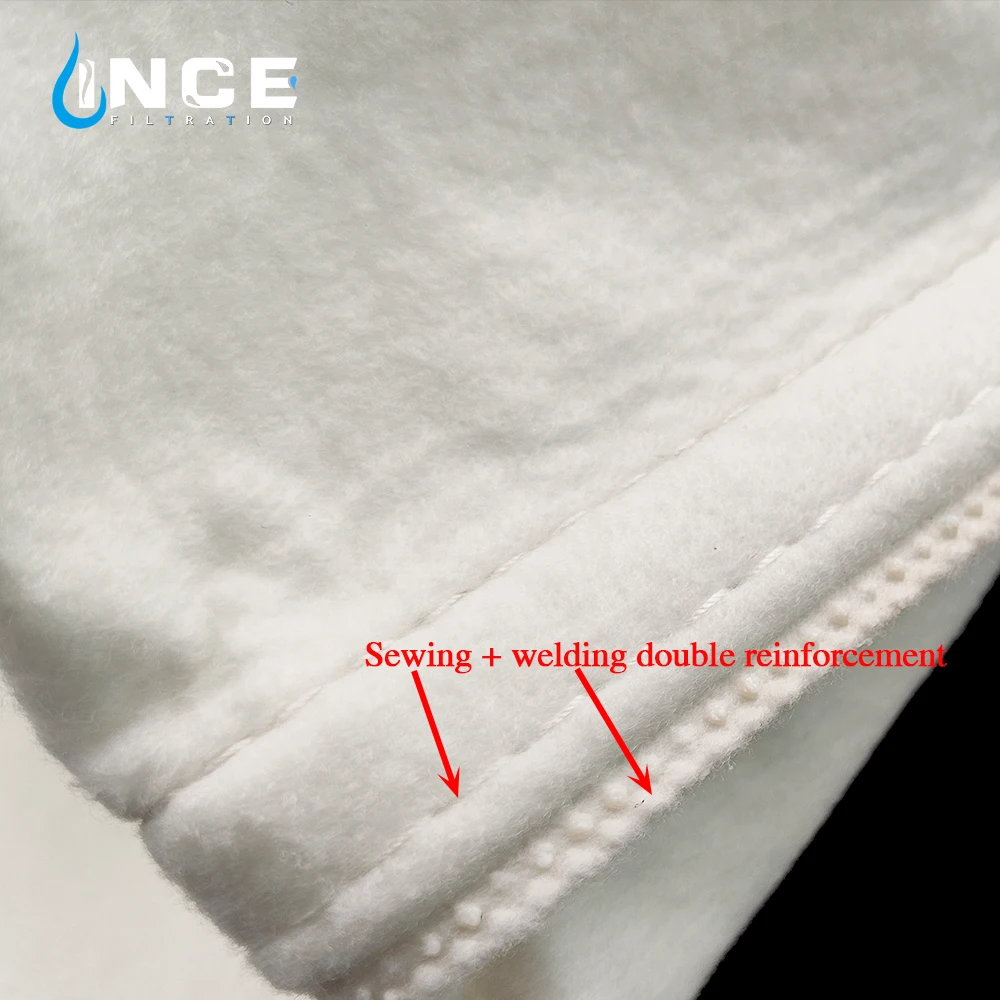 High Quality Rectangular PE Swimming Pool Filter Bag New Used Pocket Mesh Type with Ring Core Components for Filter Dust Grease