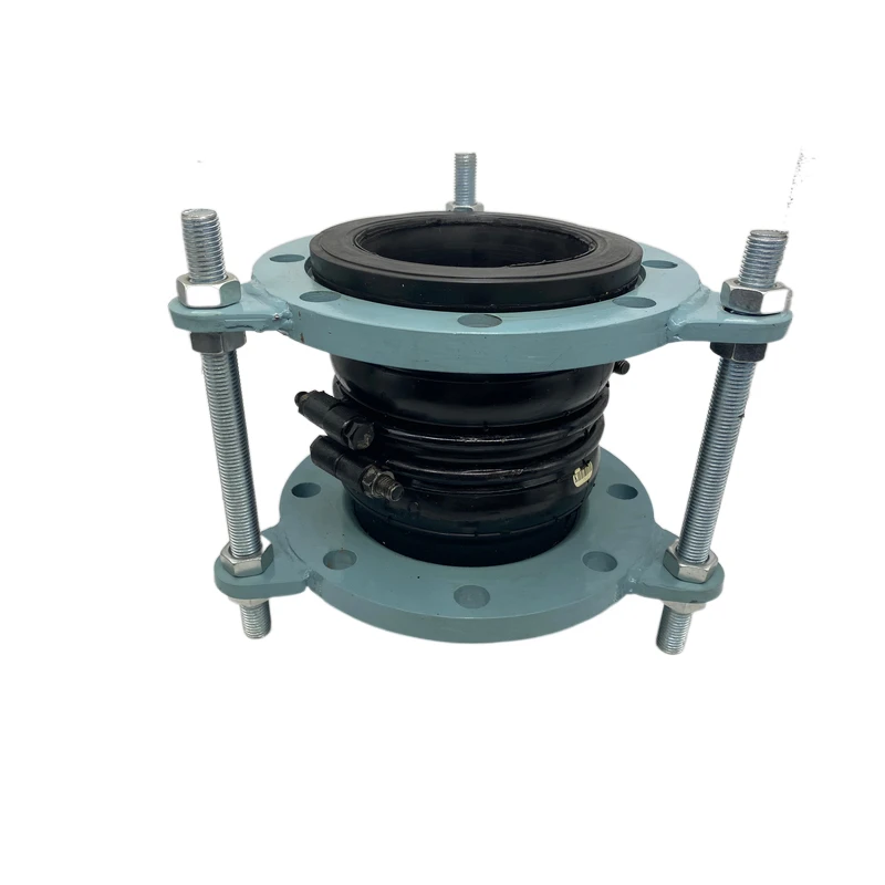 Low Price Food Grade Double Ball Rubber Expansion Joint Dn300 Flanged Rubber Expansion Joints Pipe Connection Joint
