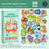 Pegatinas magnéticas de animales del bosque
