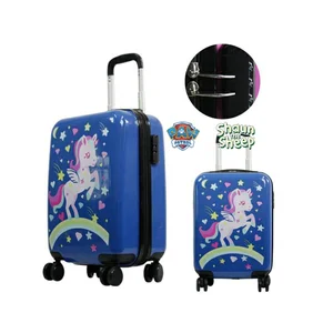Fashionable Cartoon PC Printed TSA Hard Shell Chinese Children Travel Cabin Kids Trolley PP Luggage Suitcase