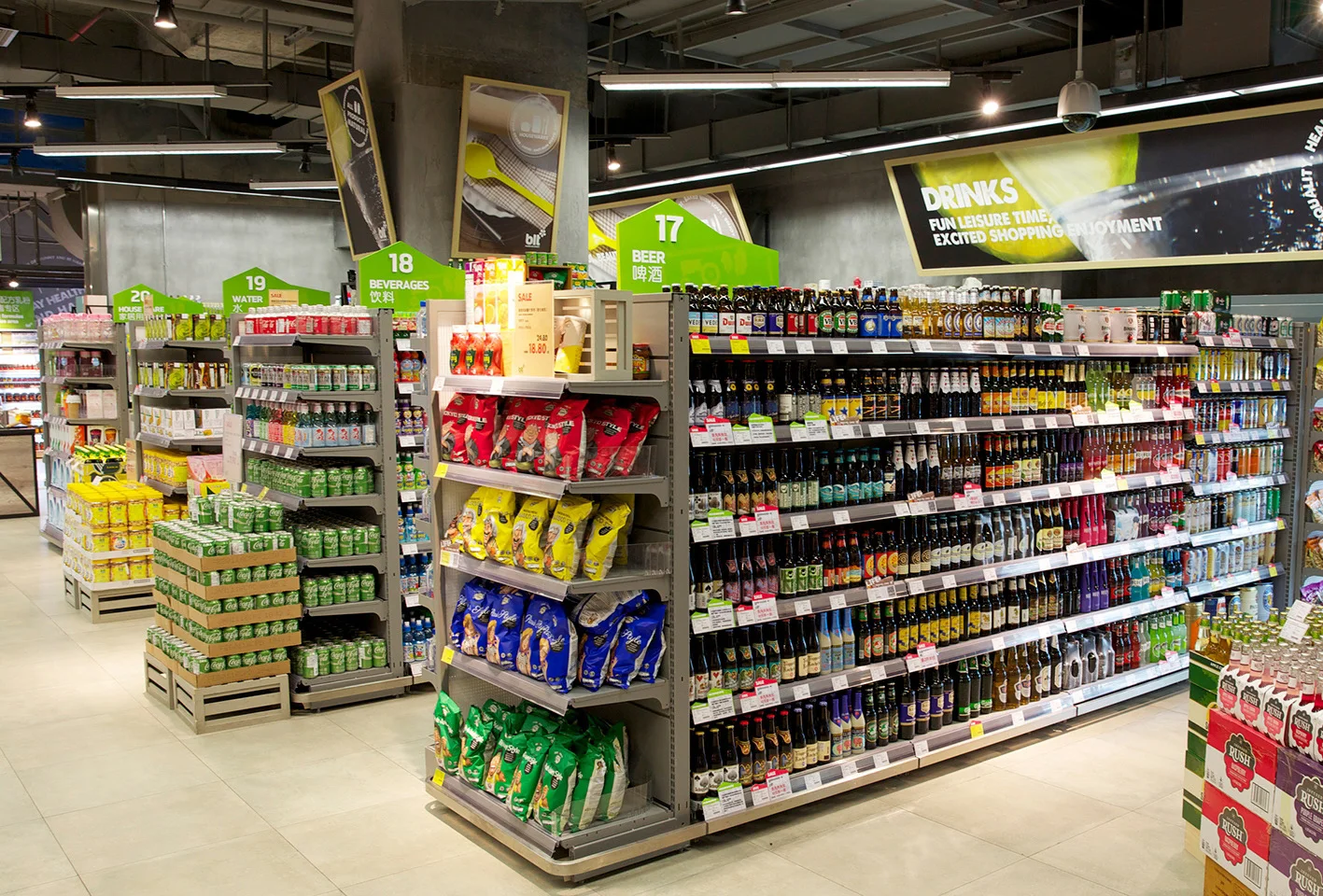 grocery supermarket heavy duty display rack grocery commercial