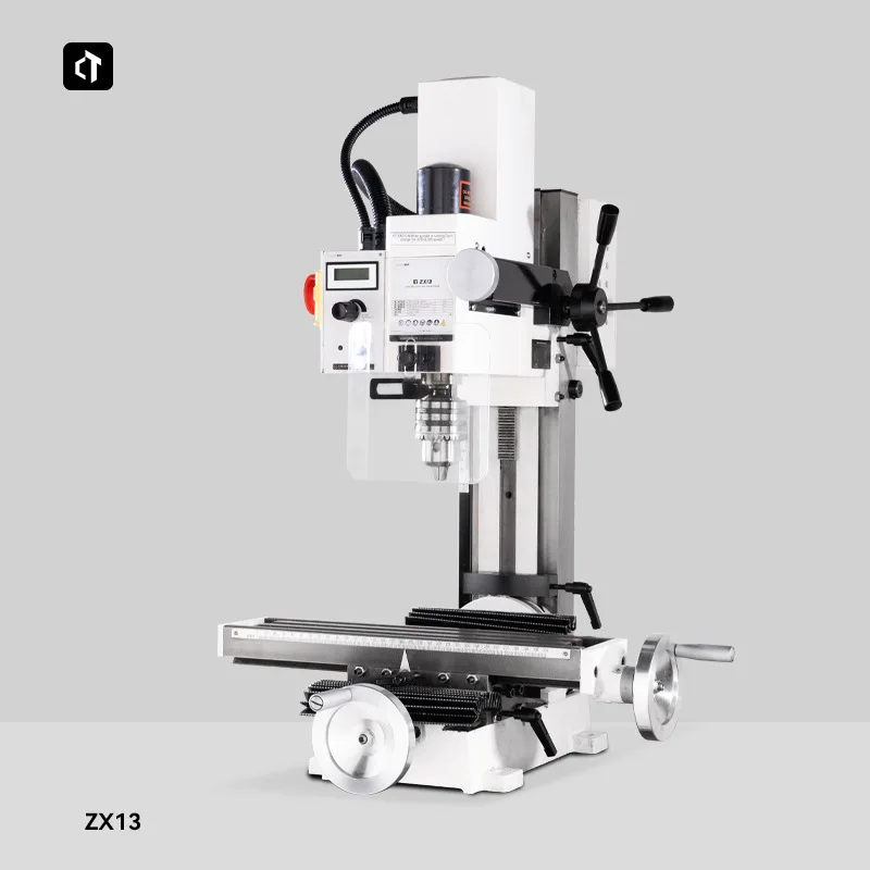 ZX13 Mini DIY Manual Milling Machine - Versatile Desktop Tool for