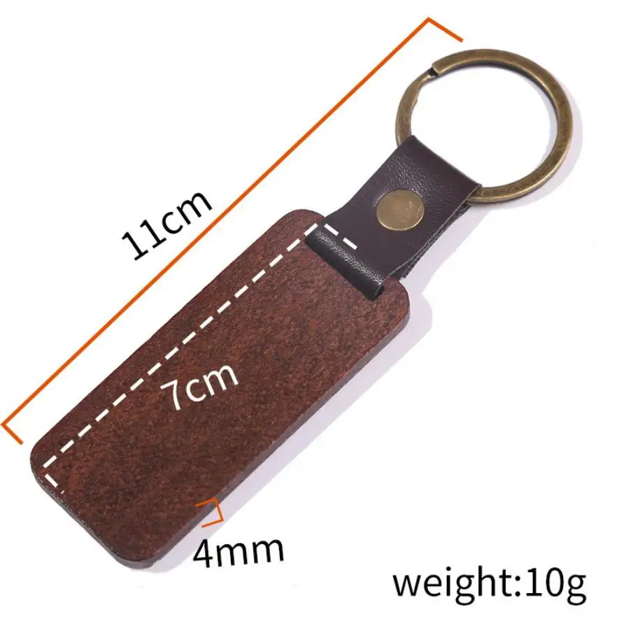 Personalized Laser Walnut Leather Wooden Keychain Luxury Engravable Wooden  Blanks From Winwindg2, $1.16