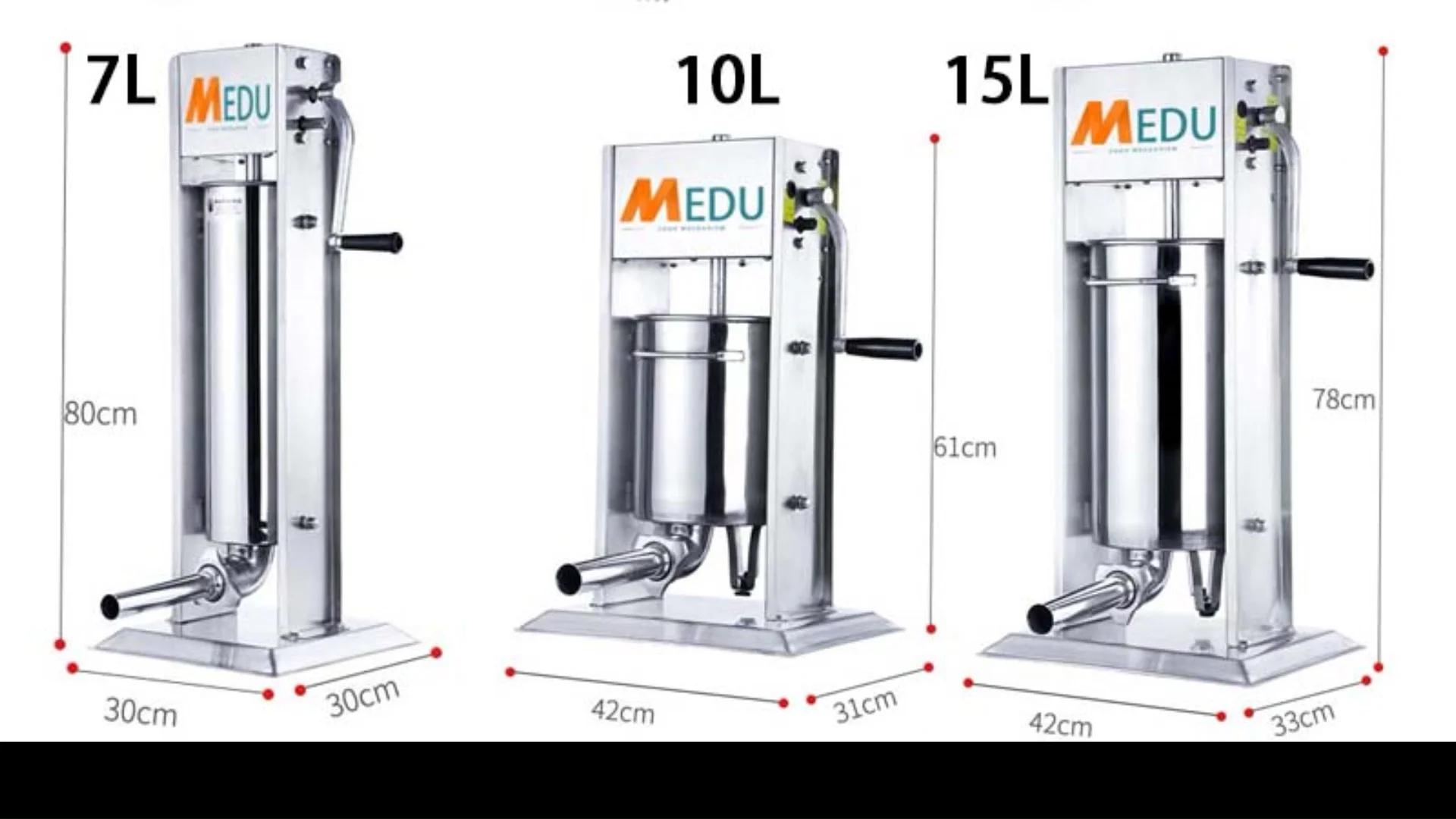 Commercial Vertical Sausage Stuffer Manual Making Filling Machine 10l 15l Hotels Buy Sausage