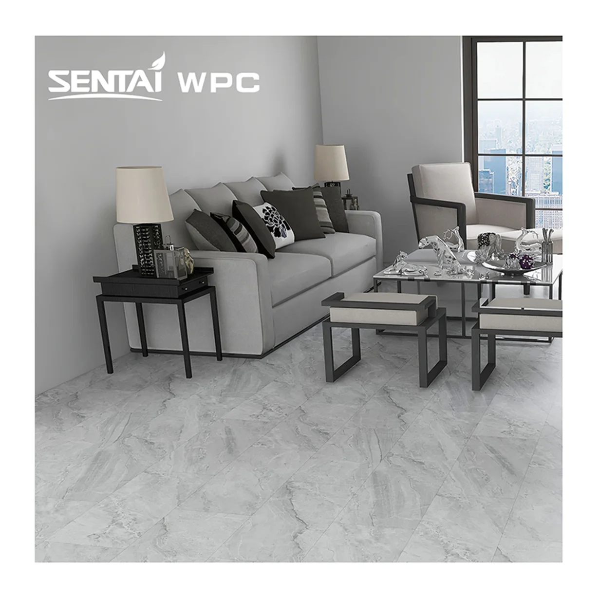 Indoor Decorative Granite Stone /marble Kitchen Pvc Luxury 3d Flooring