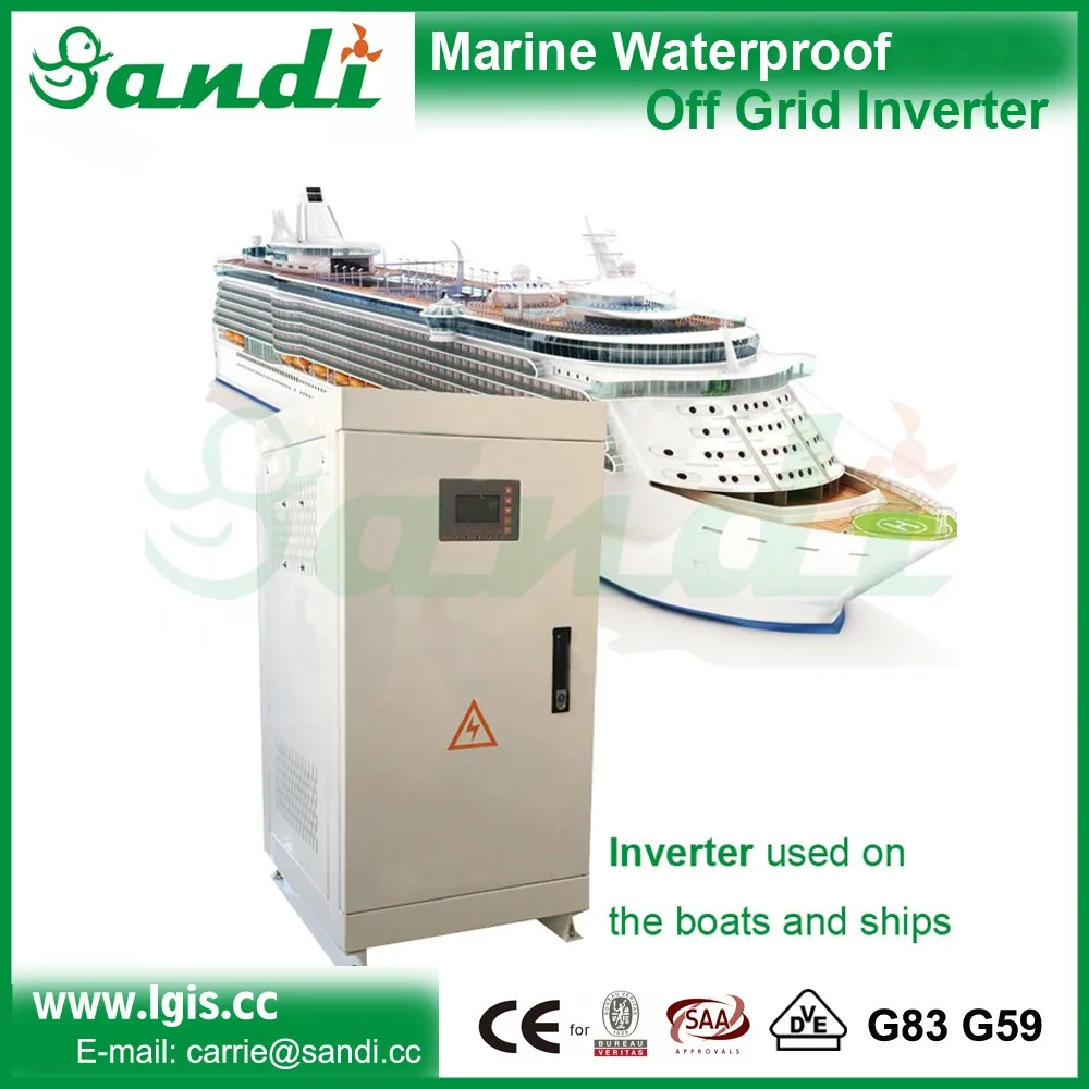 Низкочастотный автономный немодулированный синусоидальный морской инвертор