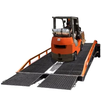 Mobile Container Load Ramp Manual Hydraulic Lift Table Mobile Boarding Bridge Manufacturer  Forklift ramps