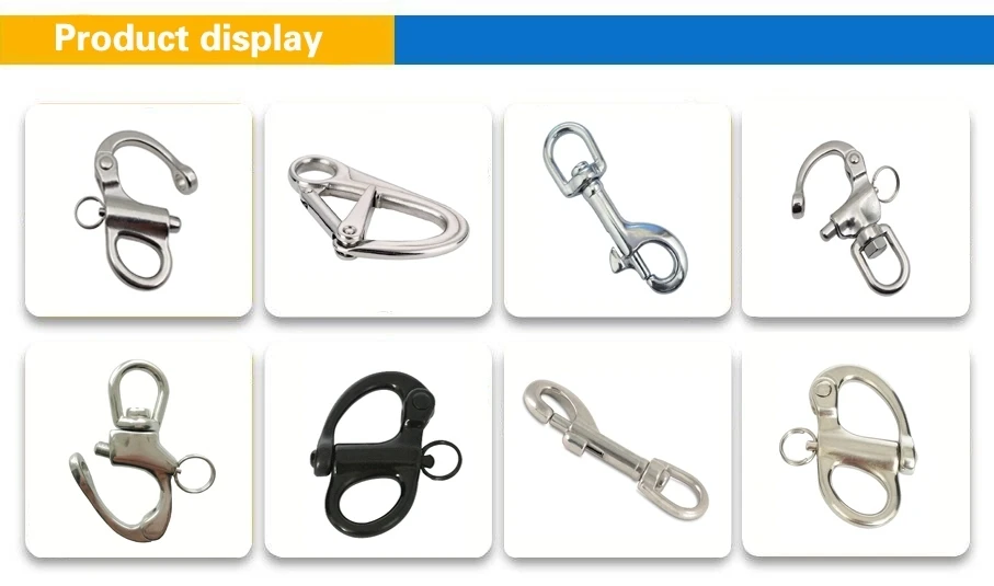 Stainless Steel Delta Quick Link Triangle Locking Connectors Carabiner ...