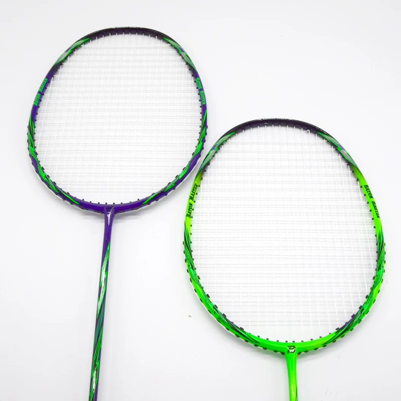 Ракетка из углеродного волокна Oem профессиональная графитовая ракетка для бадминтона поп