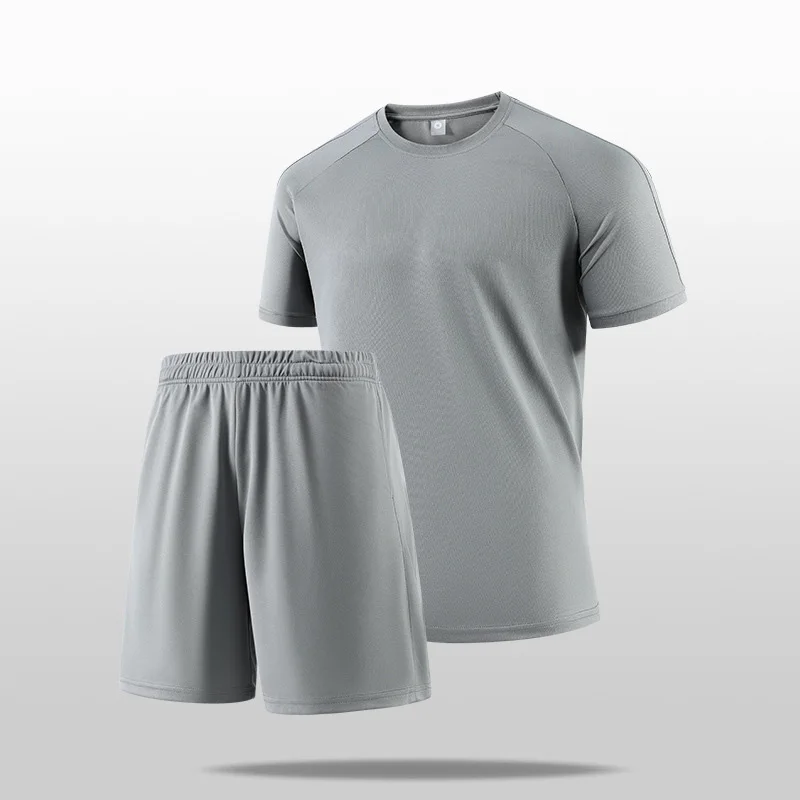 Good Quality Quick-drying Short-sleeved Sports T-shirts Running Breathable Polyester Spo aperçu 2
