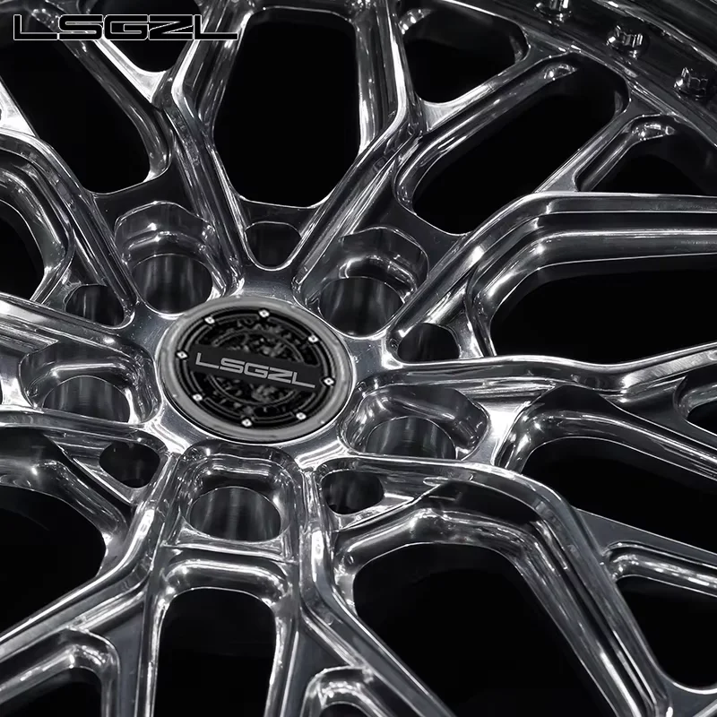 LSGZL Custom Beadlock Forged Wheel 18 20 22 24 26 Inch 5x114.3 5X120 6X139.7 Car Rim for ATV&UTV Mercedes corvette Land Rover