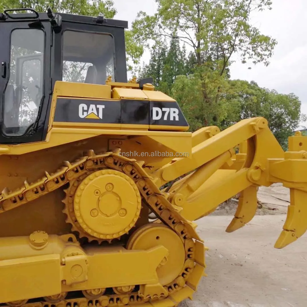 Бульдозеры caterpillar Cat dozer D7R для продажи сделано в Японии с рыхлителем