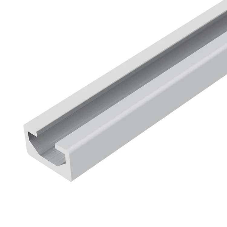 perfil de aluminio extruido para carril guía 1220U con ranura 1220, carril guía de aleación de aluminio con sensor fotoeléctrico