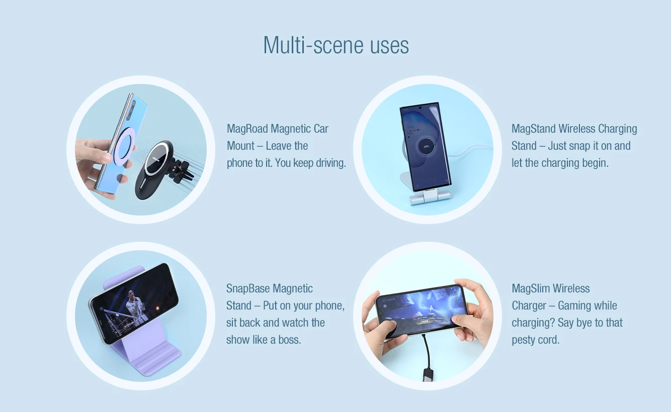 Универсальная магнитная наклейка Nillkin с магнитным кольцом, совместимая с аксессуарами magsafe для iPhone11 pro max/iphone XS maxX/XR/