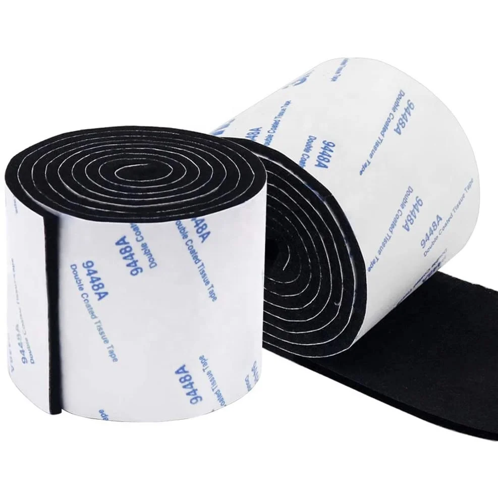 3 Rolls 100cm Self-Stick Heavy Duty Felt Strips Self Adhesive Felt Tapes  Polyester Felt Strip Rolls for Protecting Furniture and DIY Adhesive Light  Gray 